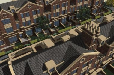 Classical Style Townhouse Villa Model in SketchUp-BIM WORLD