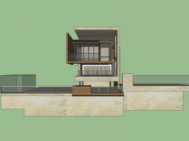 Modern Solo Villa Design | SketchUp 3D Model