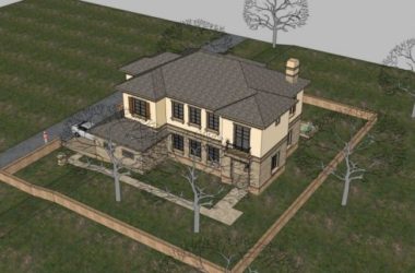 Modern Solo Villa 3D Model in SketchUp-BIM WORLD