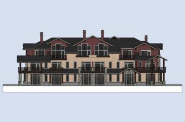 Modern Multi-Row Villa Design in SketchUp-BIM WORLD