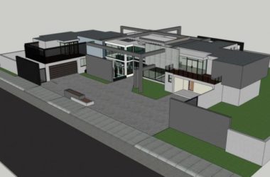 Modern Solo Villa Design | SketchUp 3D Model-BIM WORLD
