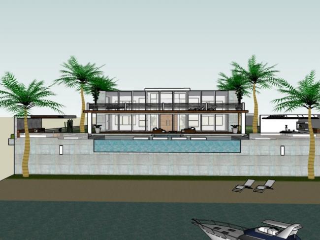 Modern Solo Villa Design | SketchUp 3D Model