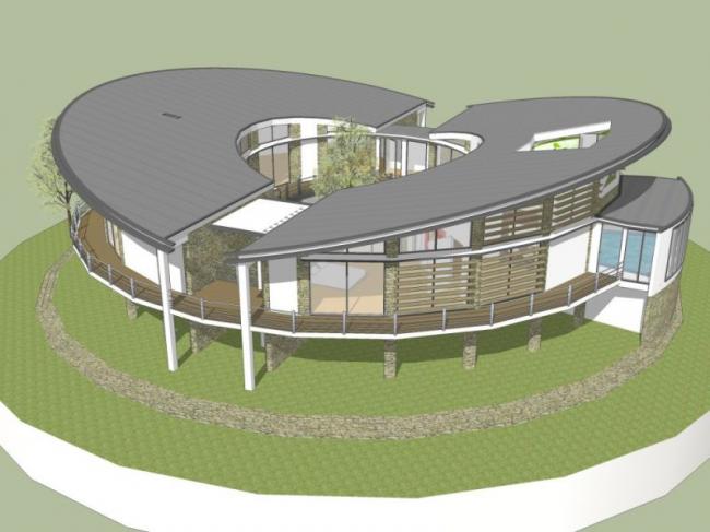 Modern Solo Villa Design | SketchUp 3D Model