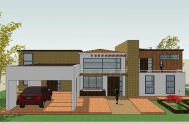 Modern Solo Villa Design | SketchUp 3D Model-BIM WORLD