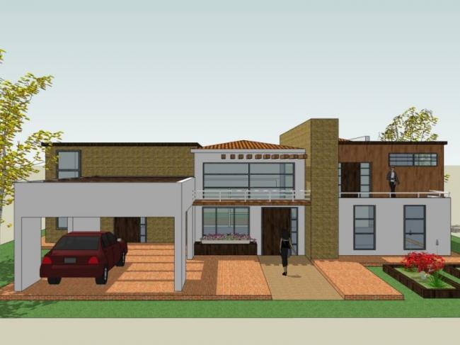 Modern Solo Villa Design | SketchUp 3D Model