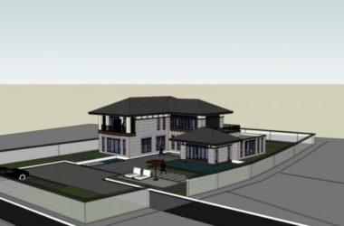 Modern Solo Villa Design | SketchUp 3D Model-BIM WORLD