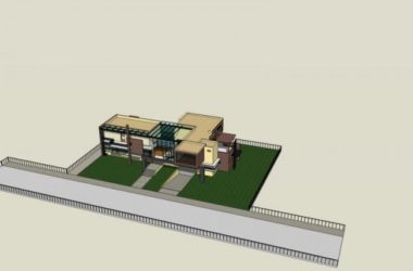 Modern Solo Villa Design | SketchUp 3D Model-BIM WORLD