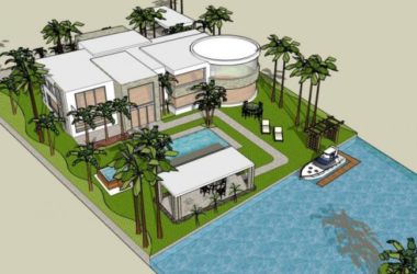 Modern Solo Villa Design | SketchUp 3D Model-BIM WORLD