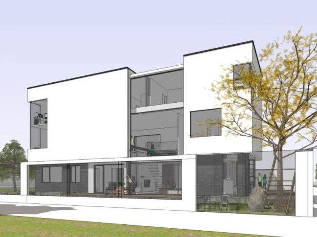 Modern Solo Villa Design | SketchUp 3D Model