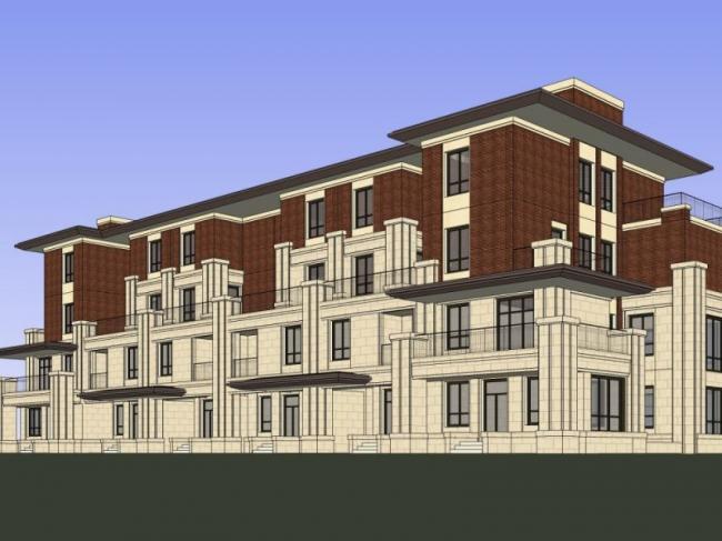 Modern Stacked Villa Design in SketchUp