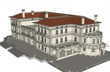 Classical Stacked Villa Model in SketchUp-BIM WORLD