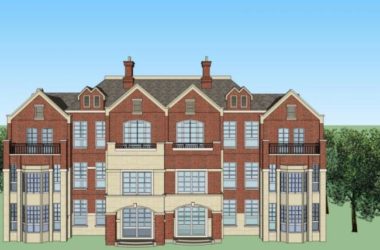 Modern Twin Villa SketchUp Model-BIM WORLD