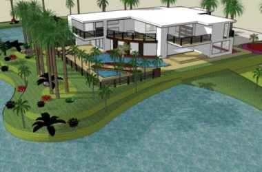 Modern Solo Villa Design | SketchUp 3D Model-BIM WORLD