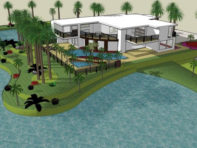 Modern Solo Villa Design | SketchUp 3D Model