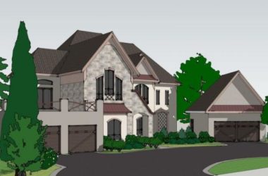 Modern Solo Villa Design | SketchUp 3D Model Preview-BIM WORLD