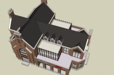 Modern Solo Villa Design | SketchUp 3D Model-BIM WORLD