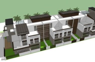 Modern Multi-Row Villa Model in SketchUp-BIM WORLD