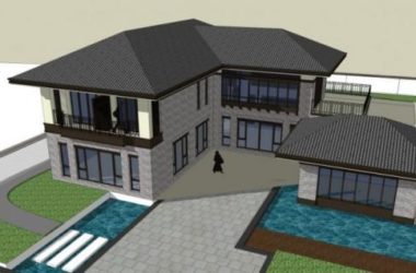 Modern Solo Villa Design | SketchUp 3D Model-BIM WORLD