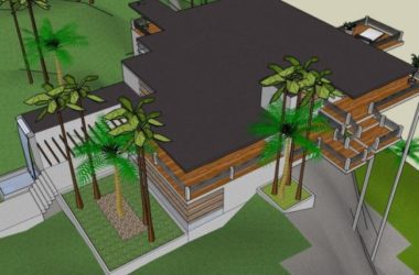 Modern Solo Villa Design | SketchUp 3D Model-BIM WORLD