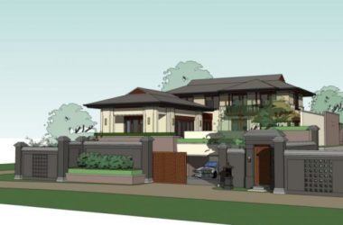Modern Stacked Villa Design in SketchUp-BIM WORLD