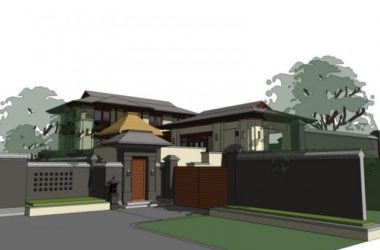 Modern Stacked Villa Design | SketchUp 3D Model-BIM WORLD