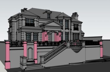 Modern Solo Villa Design | SketchUp 3D Model-BIM WORLD