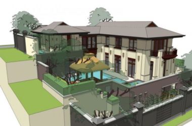 Modern Solo Villa Design | SketchUp 3D Model-BIM WORLD