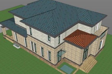 European-Style Solo Villa Model in SketchUp-BIM WORLD