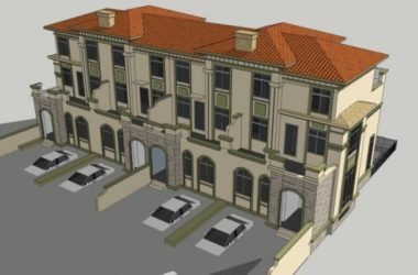 Modern Multi-Row Villa Model in SketchUp-BIM WORLD