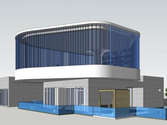 Modern Solo Villa Design | SketchUp 3D Model