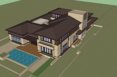 Classical Single-Family Villa Model in SketchUp-BIM WORLD