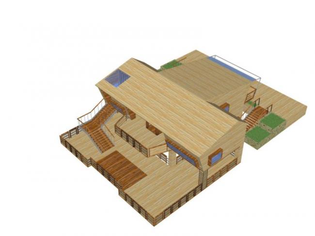 Modern Solo Villa Design | SketchUp 3D Model