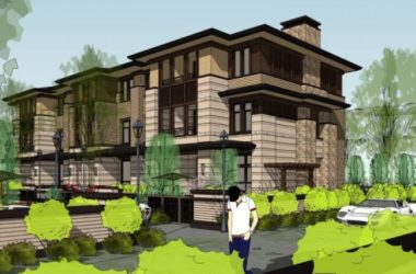 Modern Multi-Row Villa Design in SketchUp-BIM WORLD