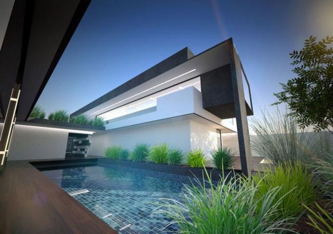 Modern Solo Villa Design | SketchUp 3D Model