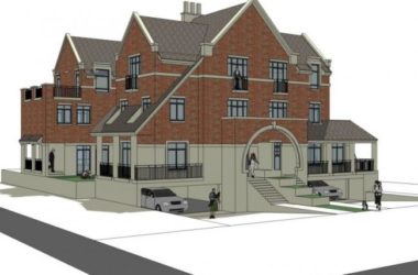 European-Style Double Split Villa SketchUp Model-BIM WORLD