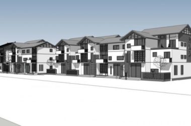 SketchUp Villa Model: Chinese-Style Row Houses-BIM WORLD