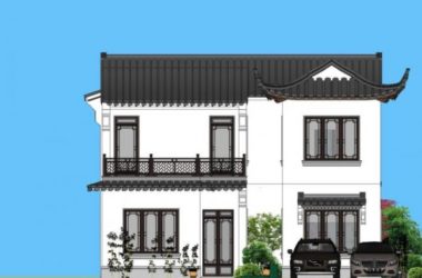 Chinese-Style Solo Villa Model in SketchUp-BIM WORLD