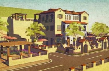 Spanish-Style Multi-Row Villa Model in SketchUp-BIM WORLD
