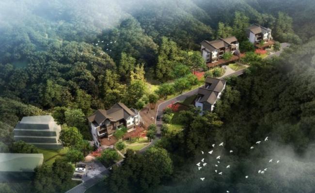 SketchUp Villa Model: Chinese-Style Single Family Villa Cluster