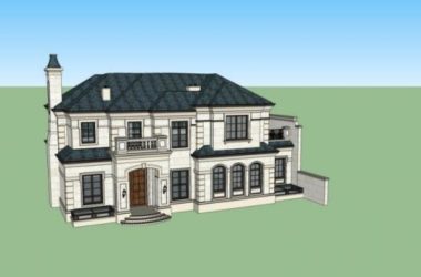 Modern Solo Villa Design | SketchUp 3D Model-BIM WORLD