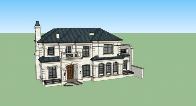 Modern Solo Villa Design | SketchUp 3D Model