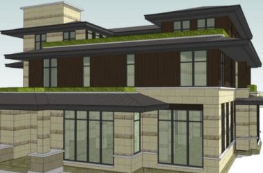 Modern Solo Villa Design in SketchUp Model-BIM WORLD