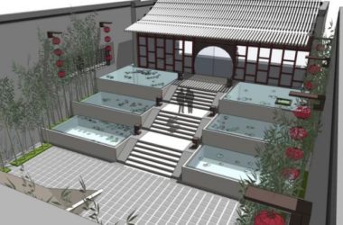 SketchUp Model of a Traditional Chinese Courtyard Villa-BIM WORLD