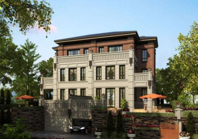 Classical Twin Villa Model in SketchUp