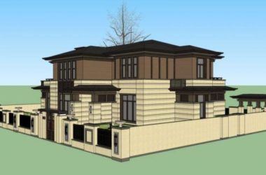Classical Single-Family Villa Model in SketchUp-BIM WORLD