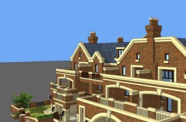 SketchUp Villa Model: Multi-Unit European Classical Style Residence-BIM WORLD