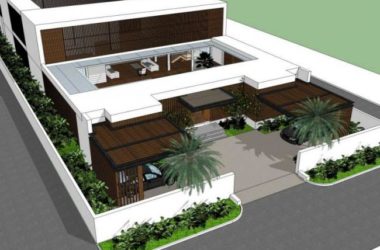 Modern Solo Villa Design | SketchUp 3D Model-BIM WORLD