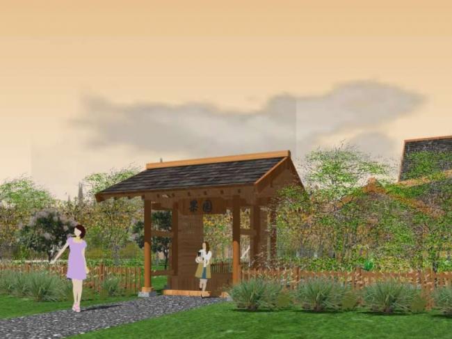SketchUp Solo Villa Model in Traditional Chinese Style