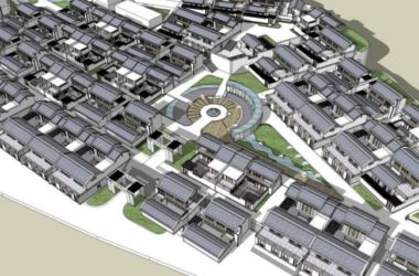 Chinese-Style Villa Residential Complex 3D Model in SketchUp-BIM WORLD