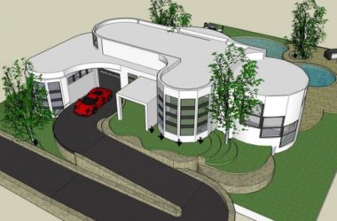Modern Solo Villa Design | SketchUp 3D Model-BIM WORLD